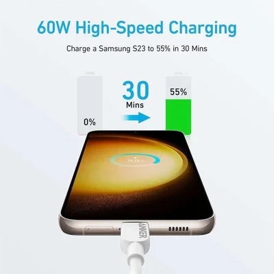 Anker 60W USB-C to USB-C Cable 1M - Image 2