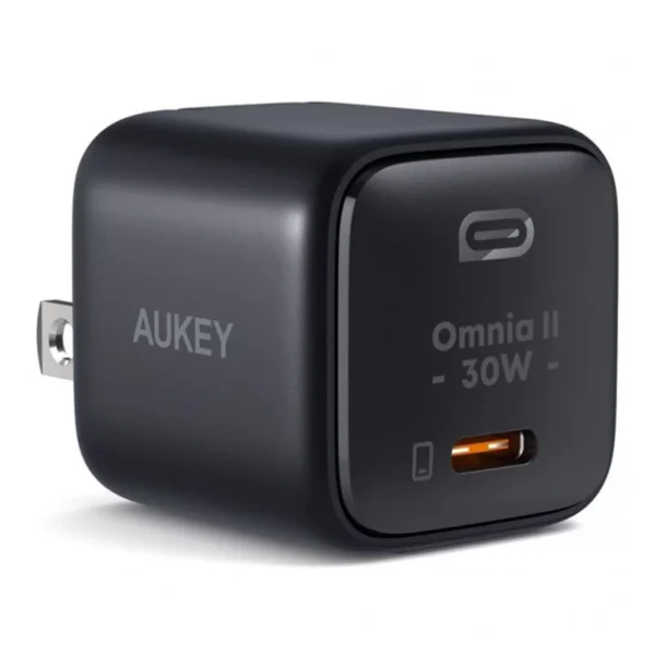 Official Aukey 30W USB-C Adapter PD Gan Power Tech