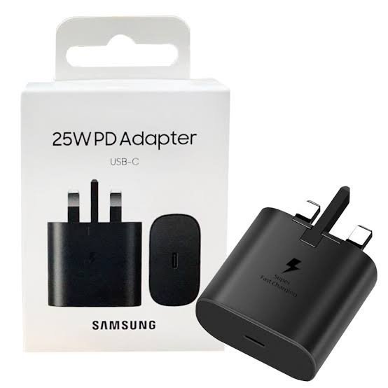 Samsung 25W 3 Pin Adapter Super Fast Type-C UK