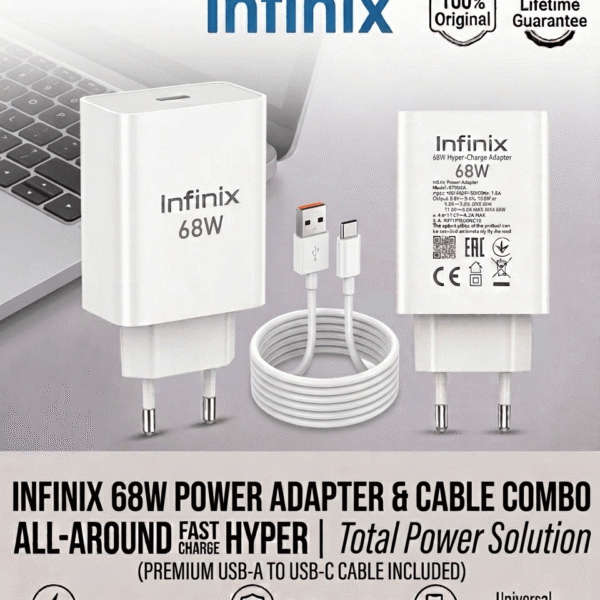 Infinix 68W Charger Fast Charge