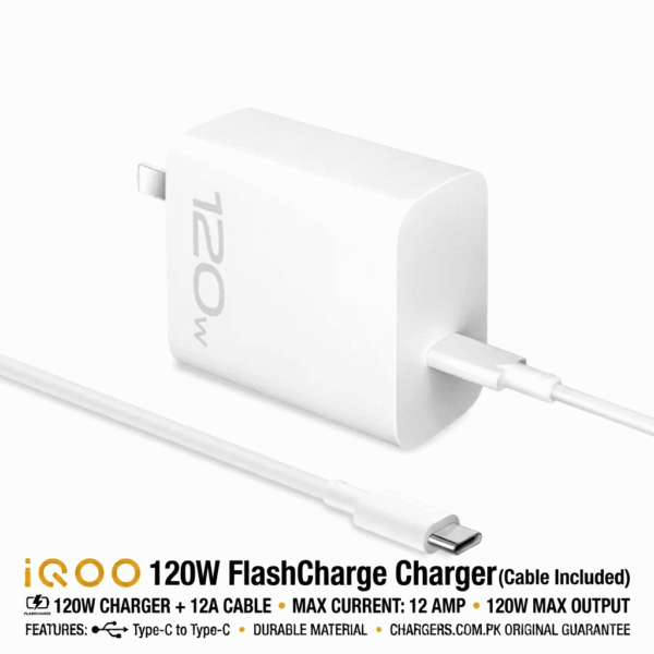 iQOO 120W Charger FlashCharge