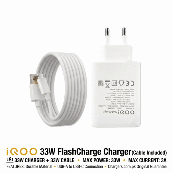 iQOO 33W Charger FlashCharge