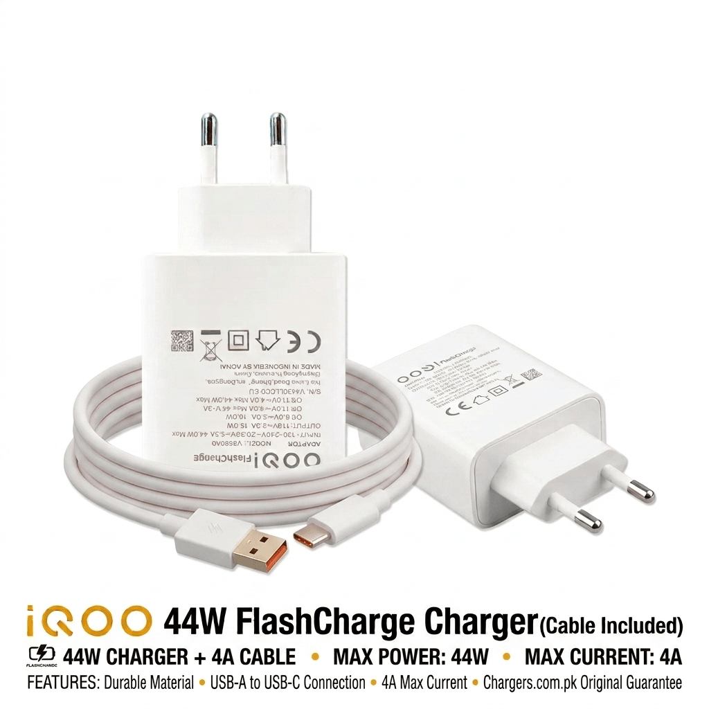 iQOO 44W Charger FlashCharge 2 iQOO 44W Charger FlashCharge - Image 2