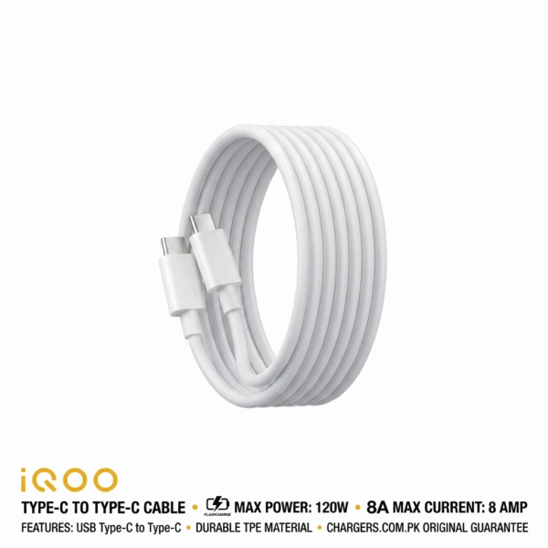 iQOO Type-C to Type-C Cable FlashCharge