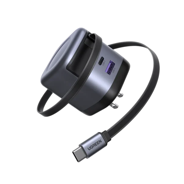 UGREEN Nexode 45W Charger with Retractable USB C Cable