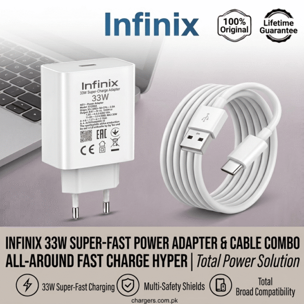 Infinix 33W Charger All-Around Fast Charge