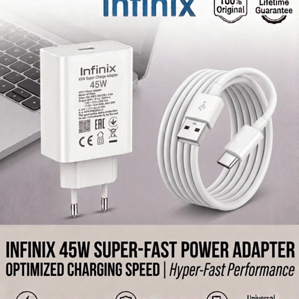 Infinix 45W Charger All-Round Fast Charg