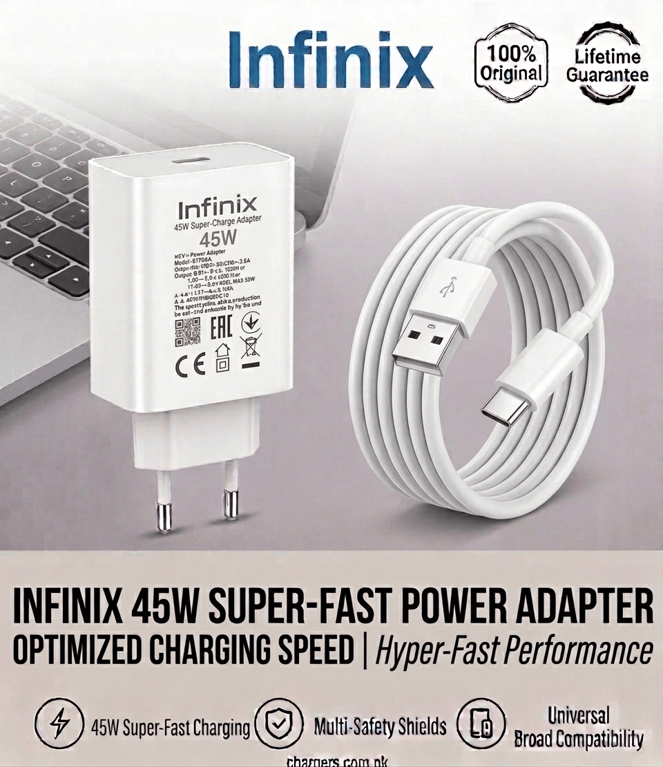 Infinix 45W Charger All-Round Fast Charg 1 Infinix 45W Charger All-Round Fast Charg