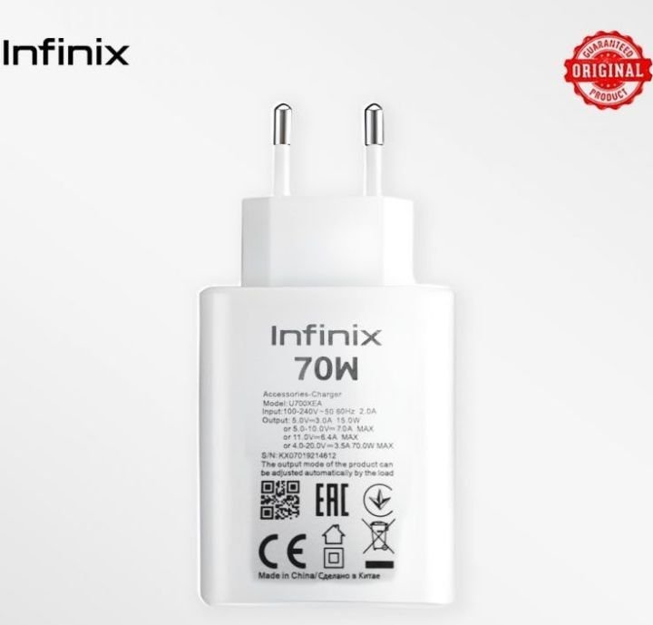 Infinix 70W Charger All-Round Fast Charge 3 Infinix 70W Charger All-Round Fast Charge - Image 3