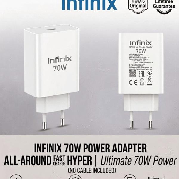 Infinix 70W Adapter All-Round Fast Charge