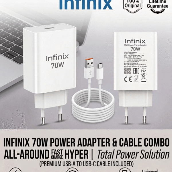 Infinix 70W Charger All-Round Fast Charge