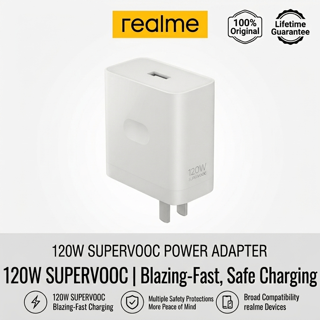 Realme 120W SuperVOOC Adapter 1 Realme 120W SuperVOOC Adapter