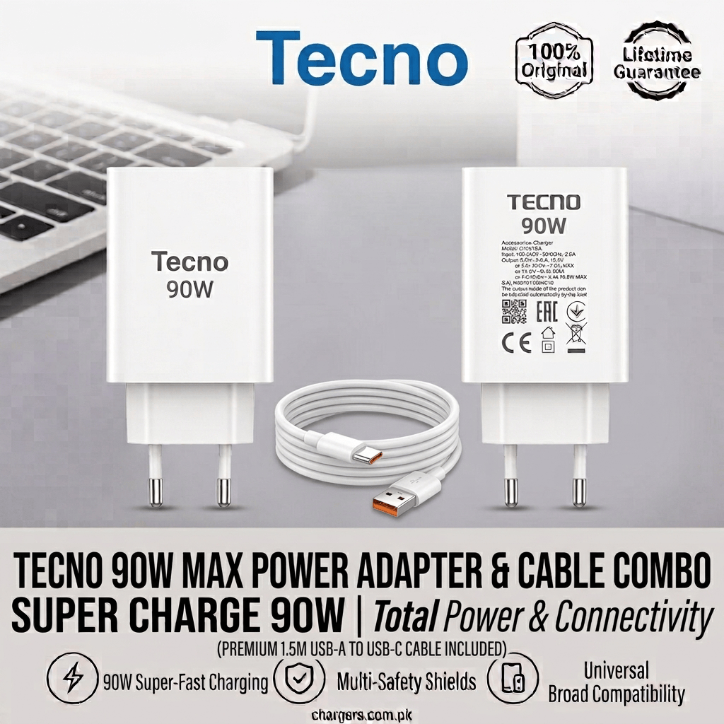 TECNO 90W Charger Super Charge 1 TECNO 90W Charger Super Charge